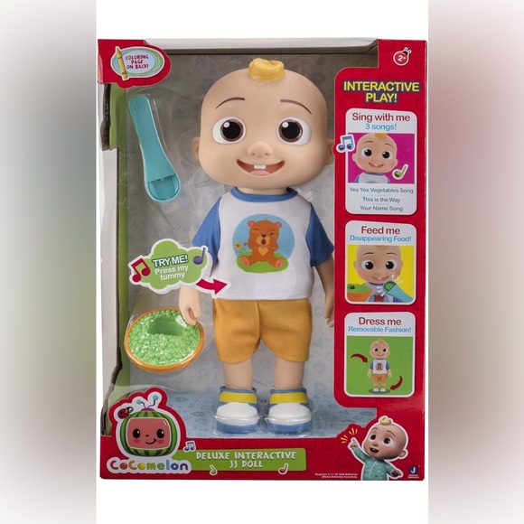 CoComelon JJ Deluxe Interactive Doll - Picture 4 of 5